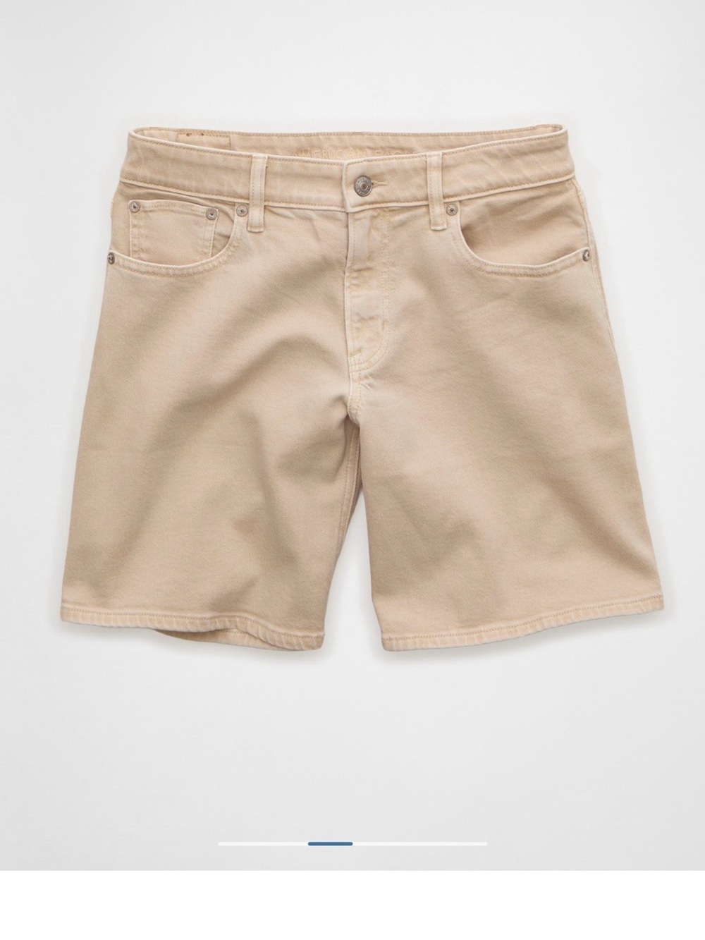 American Eagle Outfitters Women's Beige Denim Jean Shorts Jorts New Size 0